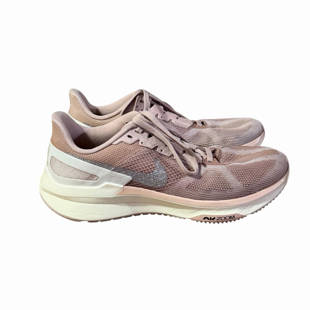 Nike Women's Air Zoom Structure 25 Premium Sneakers Pink Oxford Size 8